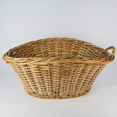A Large Cane Basket