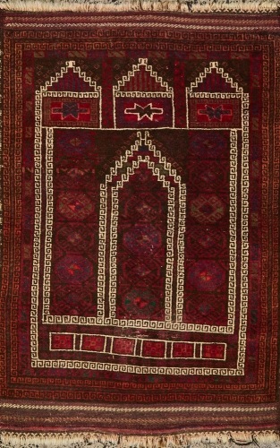 An Afghan Baluch Prayer Rug