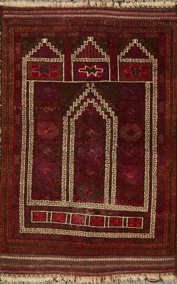 An Afghan Baluch Prayer Rug