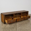 An Industrial-Style Metal and Wood Media Unit - 2