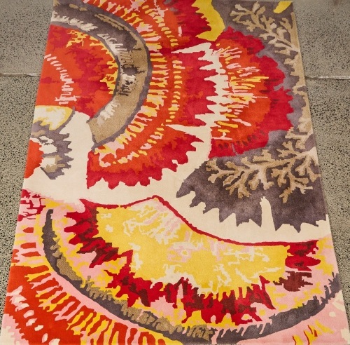 A Easton Pearson Cosmic Garden Designer Rug