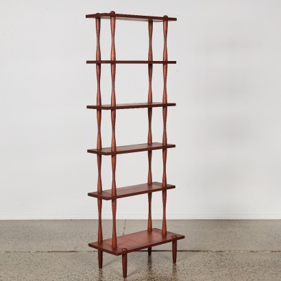 A Tall Vintage Display Shelf