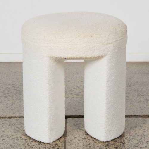 A Boucle Stool