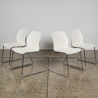 A Set of Four Italian Kalea Chairs By Kastel