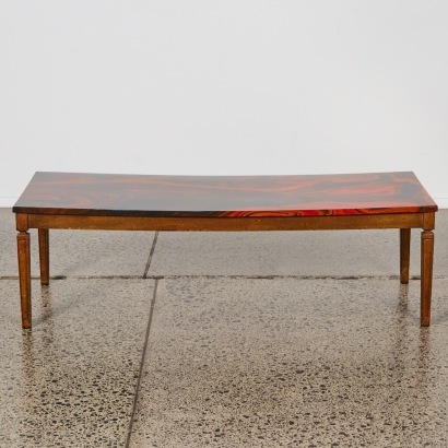 A Swirl Top Retro Coffee Table