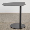 A Minimal Modern Black Metal Side Table