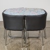 A Sticker Bombed Table & Chair Set - 2
