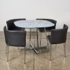 A Sticker Bombed Table & Chair Set