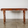 A Chinese 20th Century Hardwood Side Table - 2