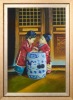 A Large Chinese Oil Painting
