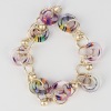 An Italian Murano Glass Bead Bracelet