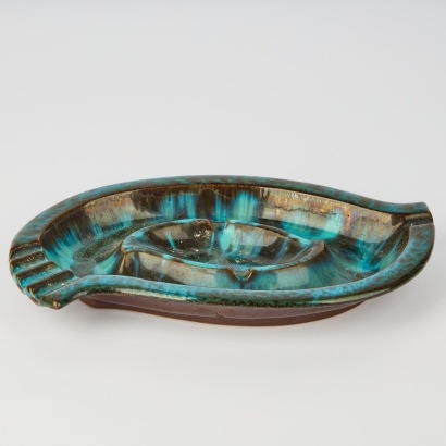 A Vintage Blue Mountain Pottery Ashtray