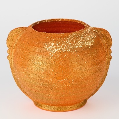 A Witch Pottery Vase, England