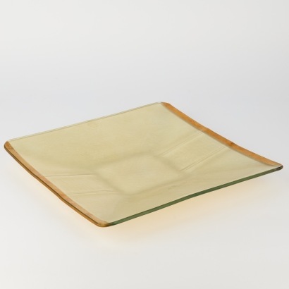 A Darryl Fagence Kiln Fired Glass Platter