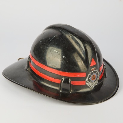 A Vintage New Zealand Firefighters Helmet