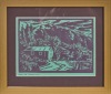 A Owen R. Lee, Landscape (with Farm Shed) Print