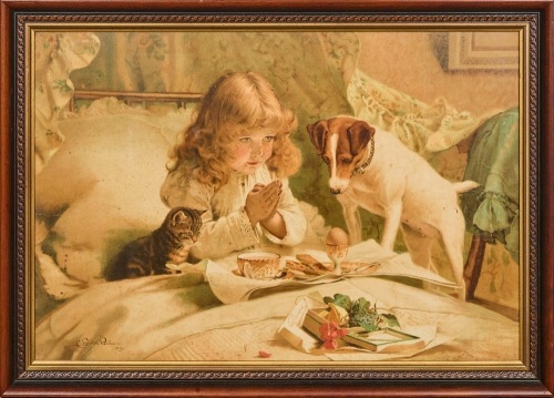 A Framed Suspense Print by Charles Burton