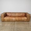 An Atlas Brown Leather Sofa - 2