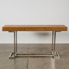 A Mid-Century Inspired Walnut Console