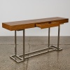 A Mid-Century Inspired Walnut Console - 2