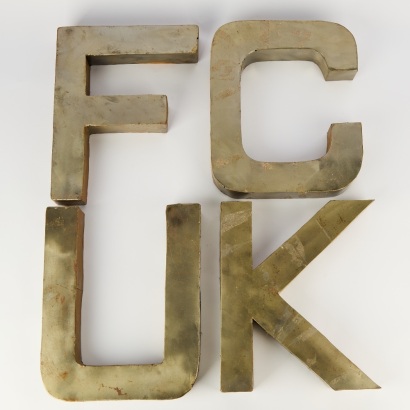 A Collection of Tin Letters