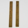 Two Brass Book Weights