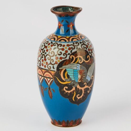 A Japanese Early 20th Century Cloisonn&radic;&copy; Enamel Vase