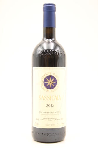 (1) 2015 Tenuta San Guido Sassicaia Bolgheri, Tuscany [JR17] [WS97] [WE97] [RP97]