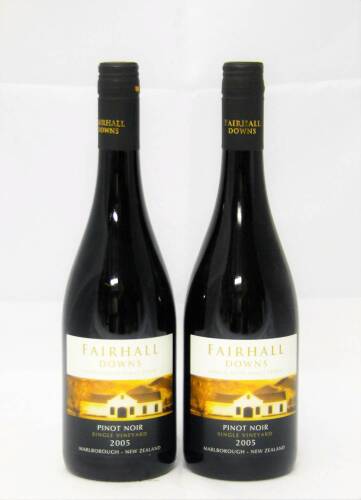 (2) 2005 Fairhall Downs Pinot Noir