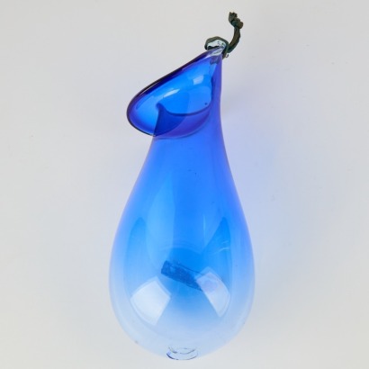 A Blue Glass Vase