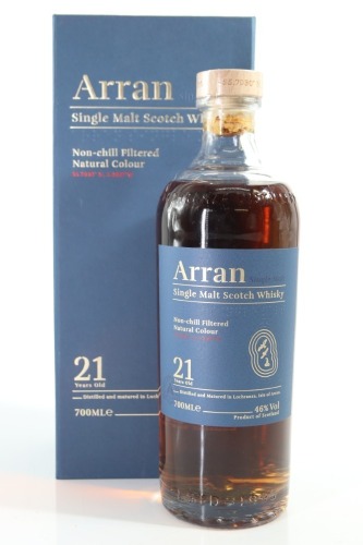 (1) The Arran Malt Distillery 21 Year Old Single Malt Scotch Whisky, Isle of Arran