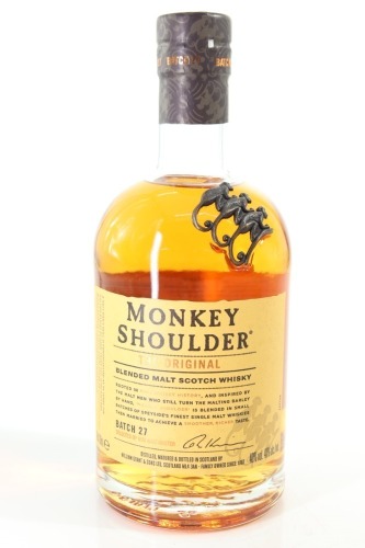 (1) Monkey Shoulder 'The Original' Batch 27 Blended Malt Scotch Whisky, Speyside, 40% ABV