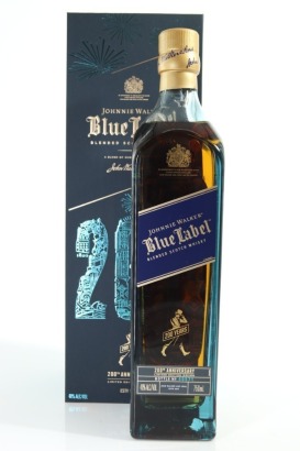 (1) Johnnie Walker Blue Label 200th Anniversary Keep Walking Limited Edition Blended Scotch Whisky, Scotland, 750ml, 40% ABV (GB)