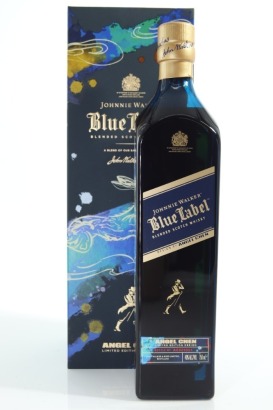 (1) Johnnie Walker Blue Label Angel Chen Limited Edition Design 'Year of Rabbit' Blended Scotch Whisky, 750ml, 40% ABV (GB)