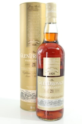 (1) Glendronach Parliament 21 Year Old Single Malt Scotch Whisky, Highlands, 48% ABV (GB) (2020 Edition)