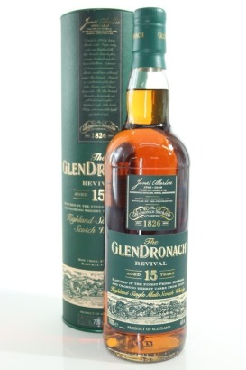 (1) Glendronach Revival 15 Year Old Single Malt Scotch Whisky, Highlands, 46% ABV (GB) (2019 Edition)