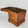An Antique Teak and Brass Case-Gin Box - 3