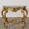 A Rococo-Style Console with Marble-Look Top