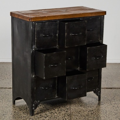 An Industrial Metal Storage Unit