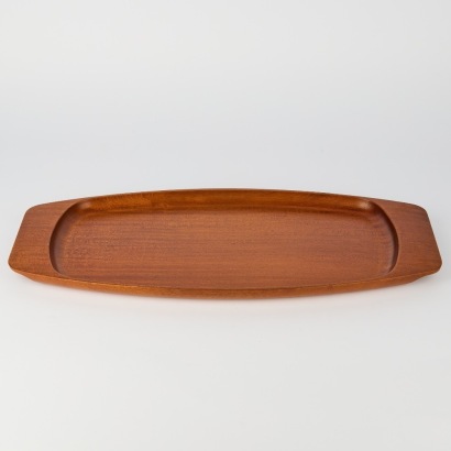 A Mid-Century Wooden Serving Tray