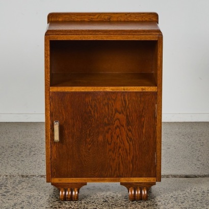 An Art Deco Oak Bedside Cabinet by Fowler Drummond and Waddell
