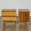 A Modern Matching Pair of Bedside Drawers