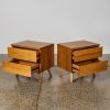 A Modern Matching Pair of Bedside Drawers - 2