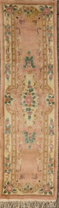 A Large Vintage Hand-Knotted Persian Kerman Carpet