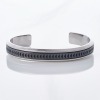 Tiffany & Co, Paloma Picasso Caliper Steel x Titanium Cuff Bangle with Box