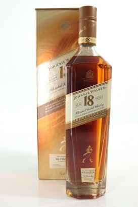 (1) Johnnie Walker The Pursuit of the Ultimate 18 Year Old Blended Scotch Whisky, Scotland, 750ml, 40% ABV (GB)
