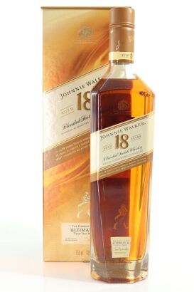 (1) Johnnie Walker The Pursuit of the Ultimate 18 Year Old Blended Scotch Whisky, Scotland, 750ml, 40% ABV (GB)