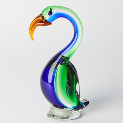 A Swan Art Glass