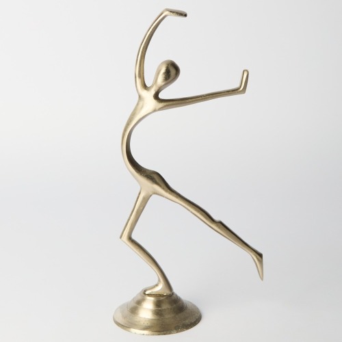 A Metal Ballerina Dancing Ornament