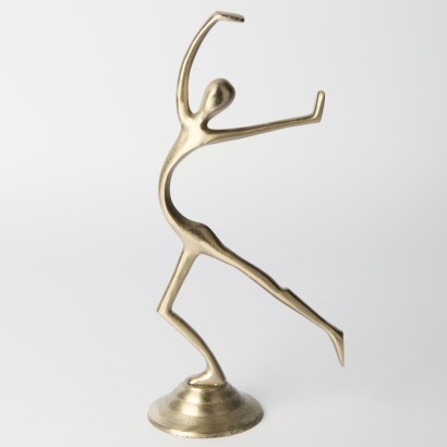 A Metal Ballerina Dancing Ornament